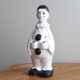 Kitchen utensil holder, ceramic Pierrot, 70s