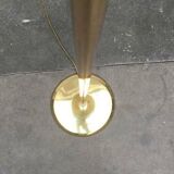 Vintage German floor lamp in Hollywood Regency style made of brass by Doria Leuchten, 1970s.