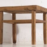 Antique square side table (c.1920) #9