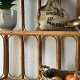 Bamboo shelf - rattan