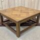 Table basse en chêne des années 1950