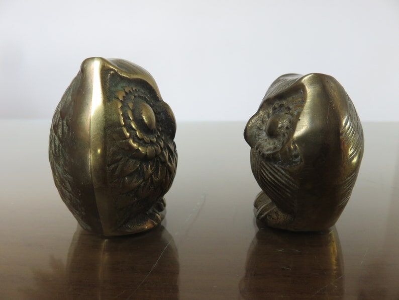2sum sculptures in brass 60s 70s