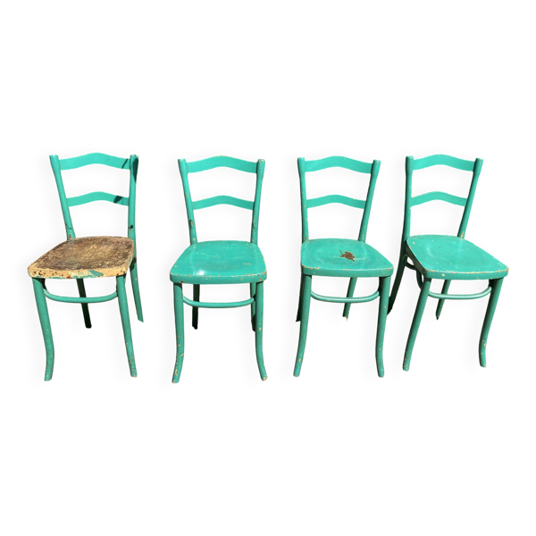 Lot de 4 chaises bistrot