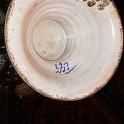 Vase potiche  en ceramique et argent orientaliste Maroc