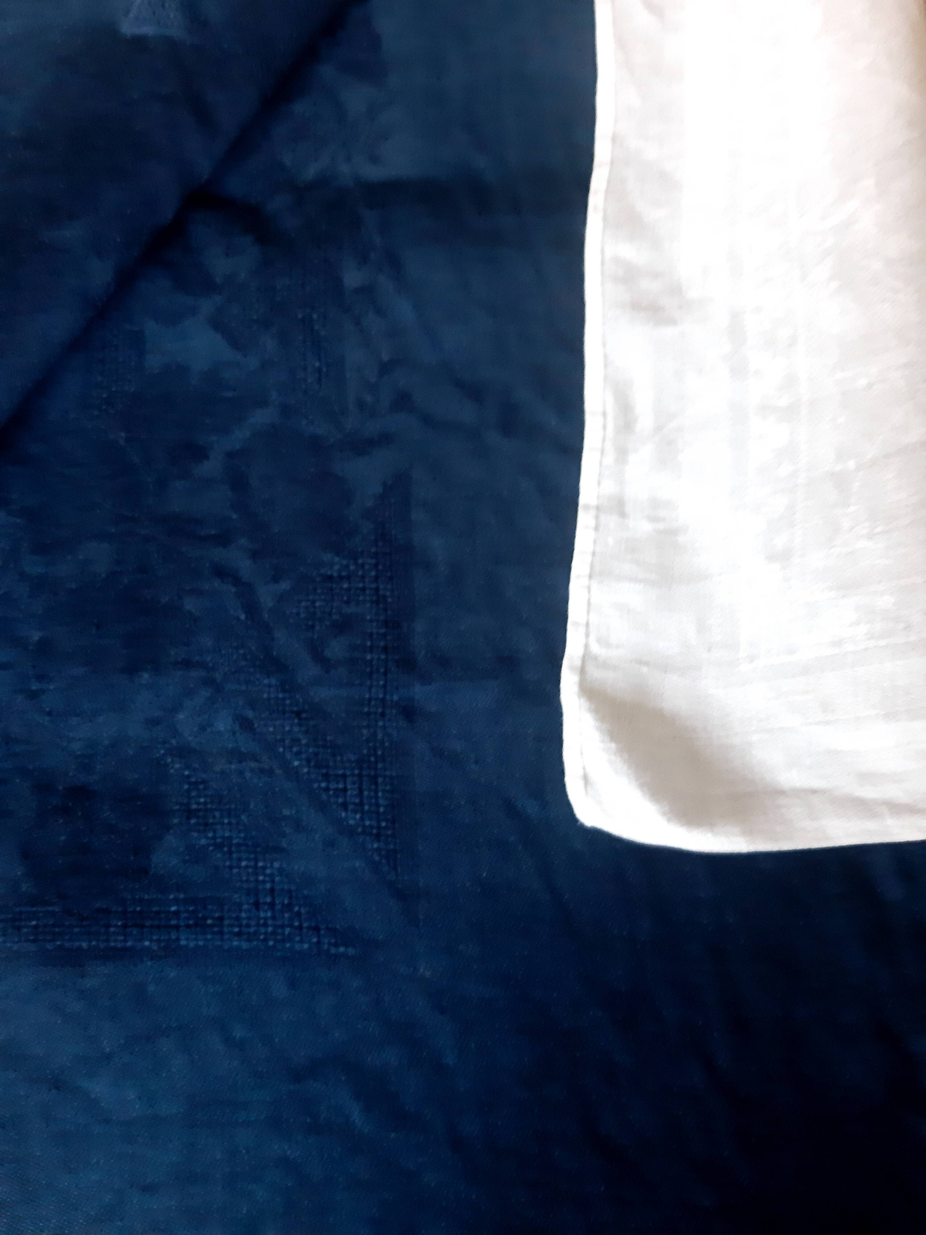 Old linen tablecloth