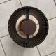 Metal and teak Umbrella stand 1960s