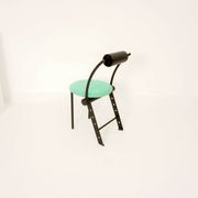 Postmodern Green Chair, 1980