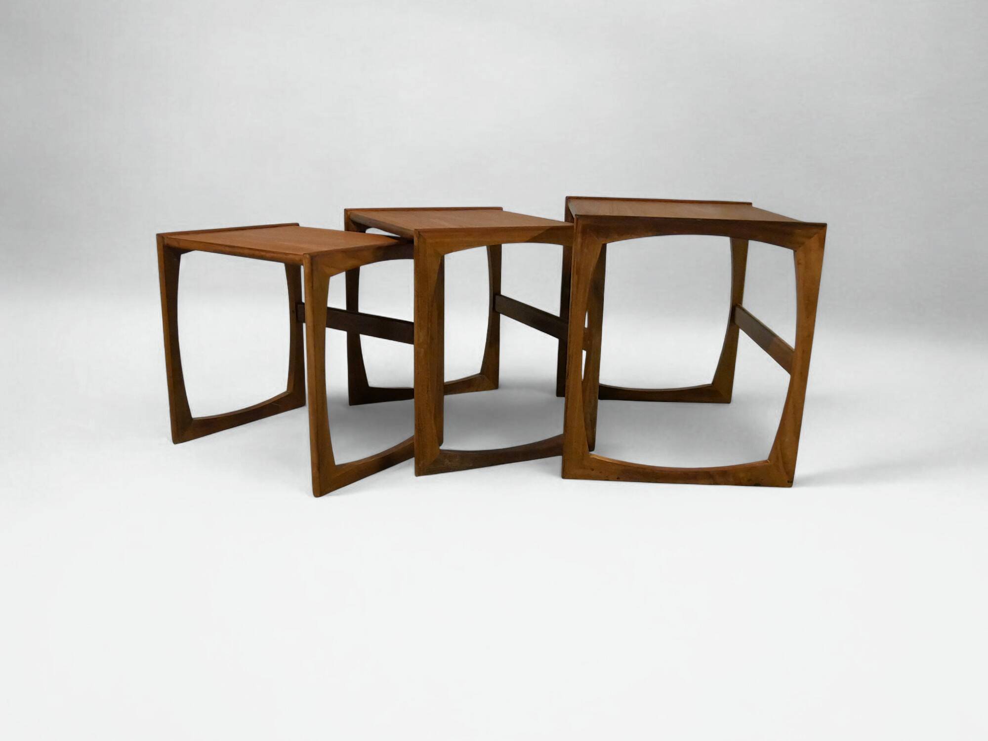 G-Plan nesting tables in teak - vintage 1960