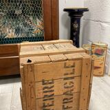 Vintage wooden suitcase