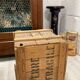 Caisse en bois vintage