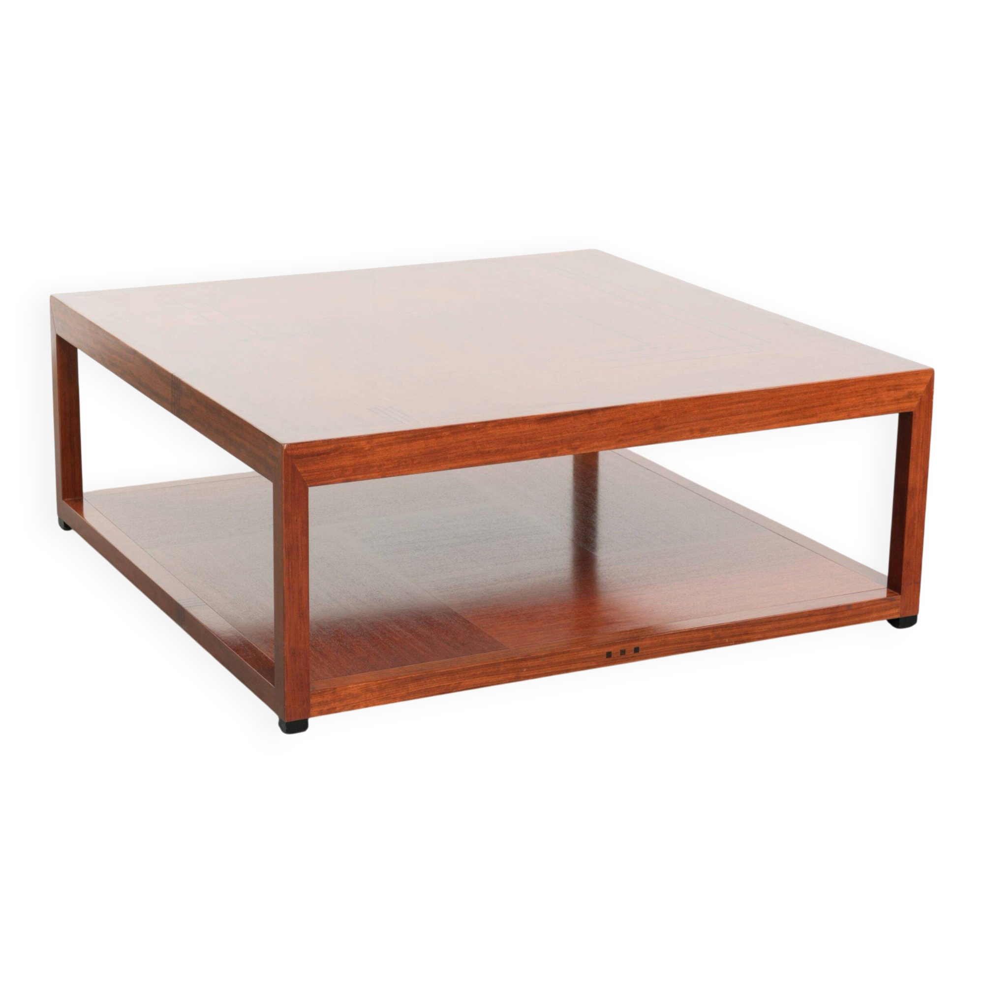 Table basse Art Déco carrée en bon état