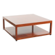 Table basse Art Déco carrée en bon état