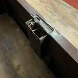 Sideboard has function as a Louis XIV period chest in solid walnut