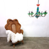 Bohemian rattan chair