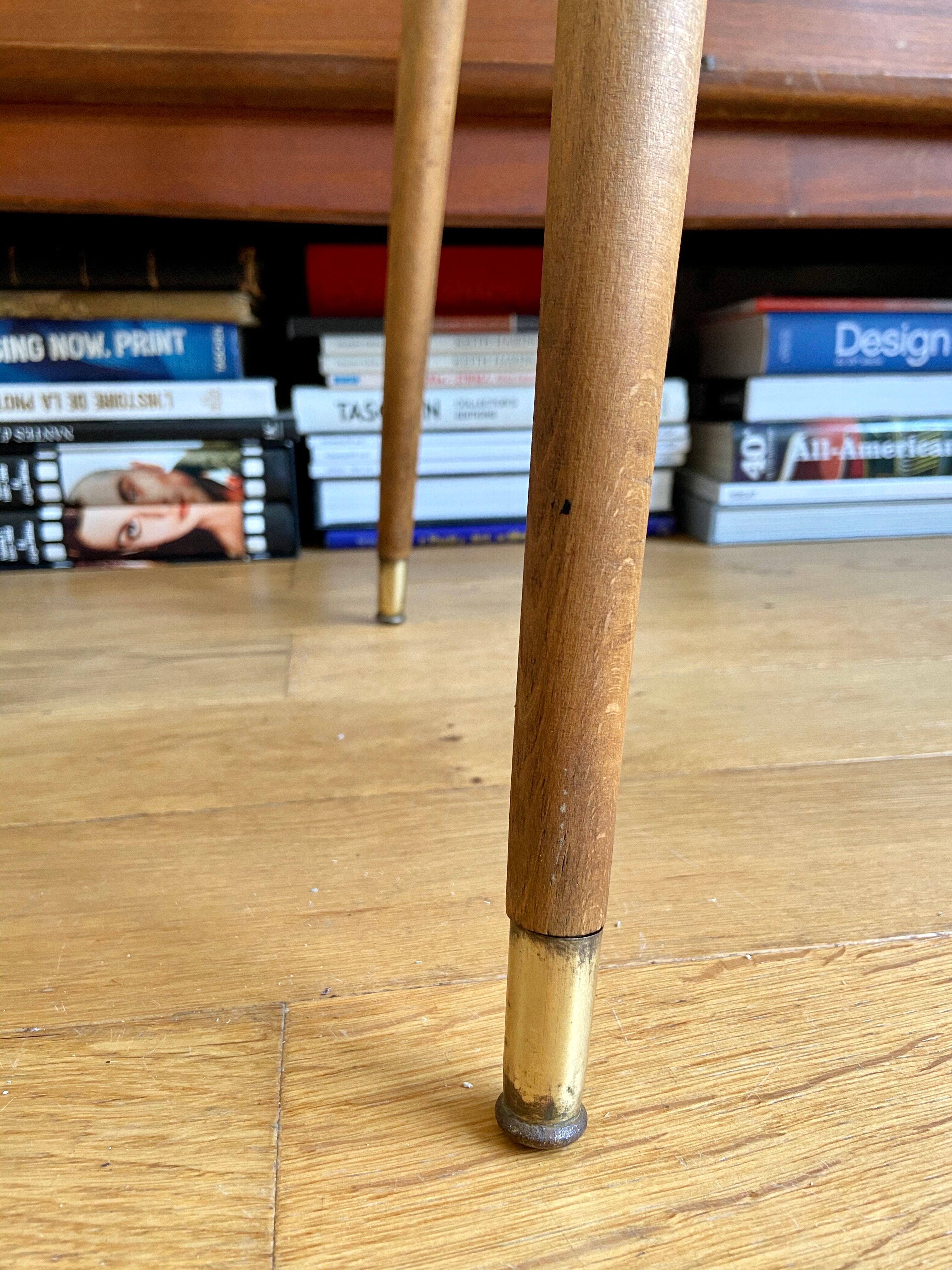 Scandinavian writing basket in wood 1960