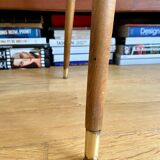 Scandinavian writing basket in wood 1960