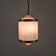 Mid-Century Italian Opaline Glass, Acrylic & Brass Pendant Light – 1960s