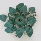 Ceiling lamp or wall lamp with painted metal foliage, ear of wheat. Year 70 80