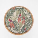 Vintage rattan stool, 1960's