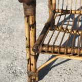 Bamboo sofa Dal Vera Italian design sofa 1970