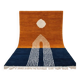Handmade Moroccan wool Berber rug, size 150 x 250 cm.