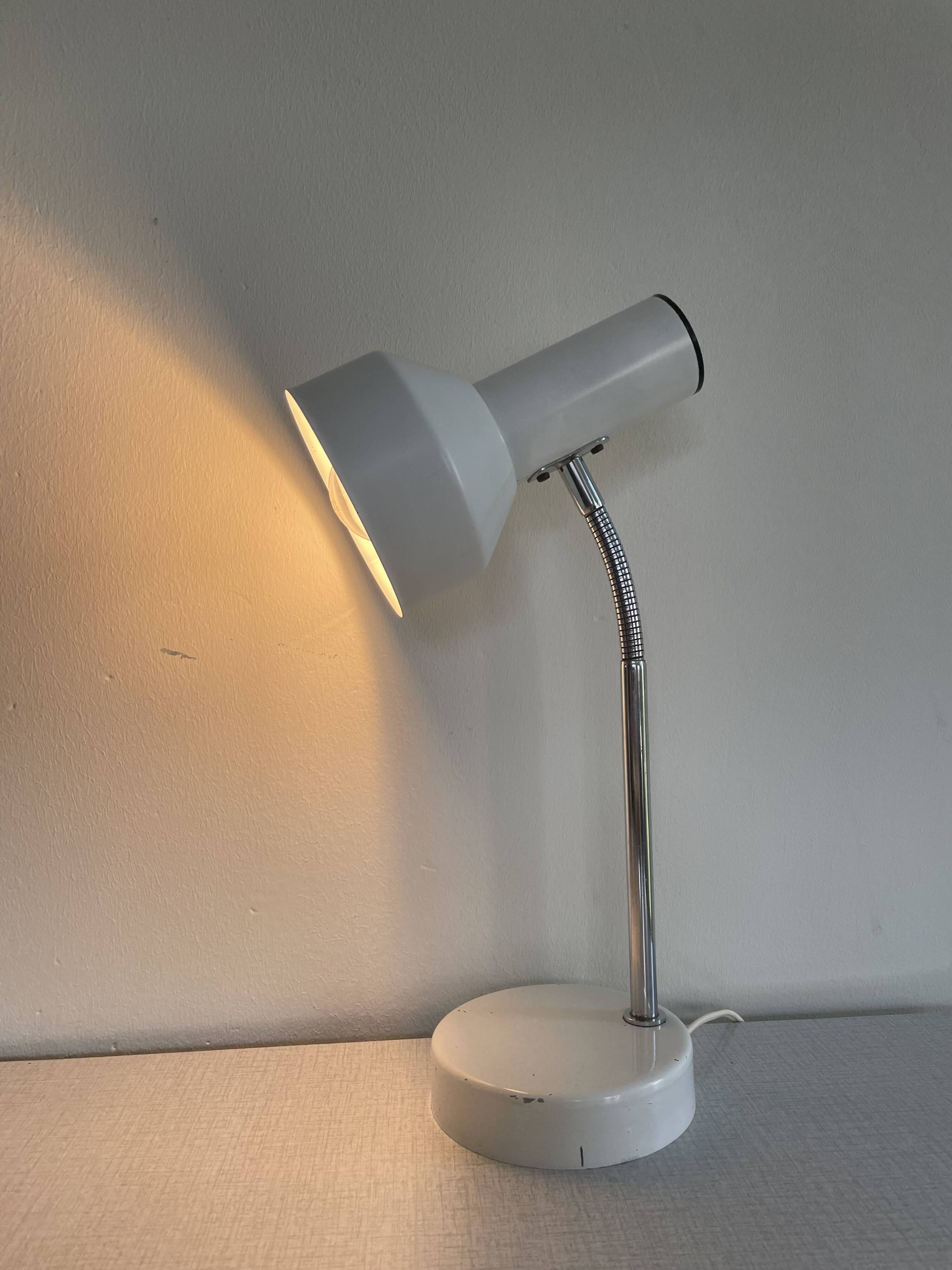 White desk light