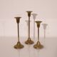 Scandinavian vintage brass candlesticks 1970