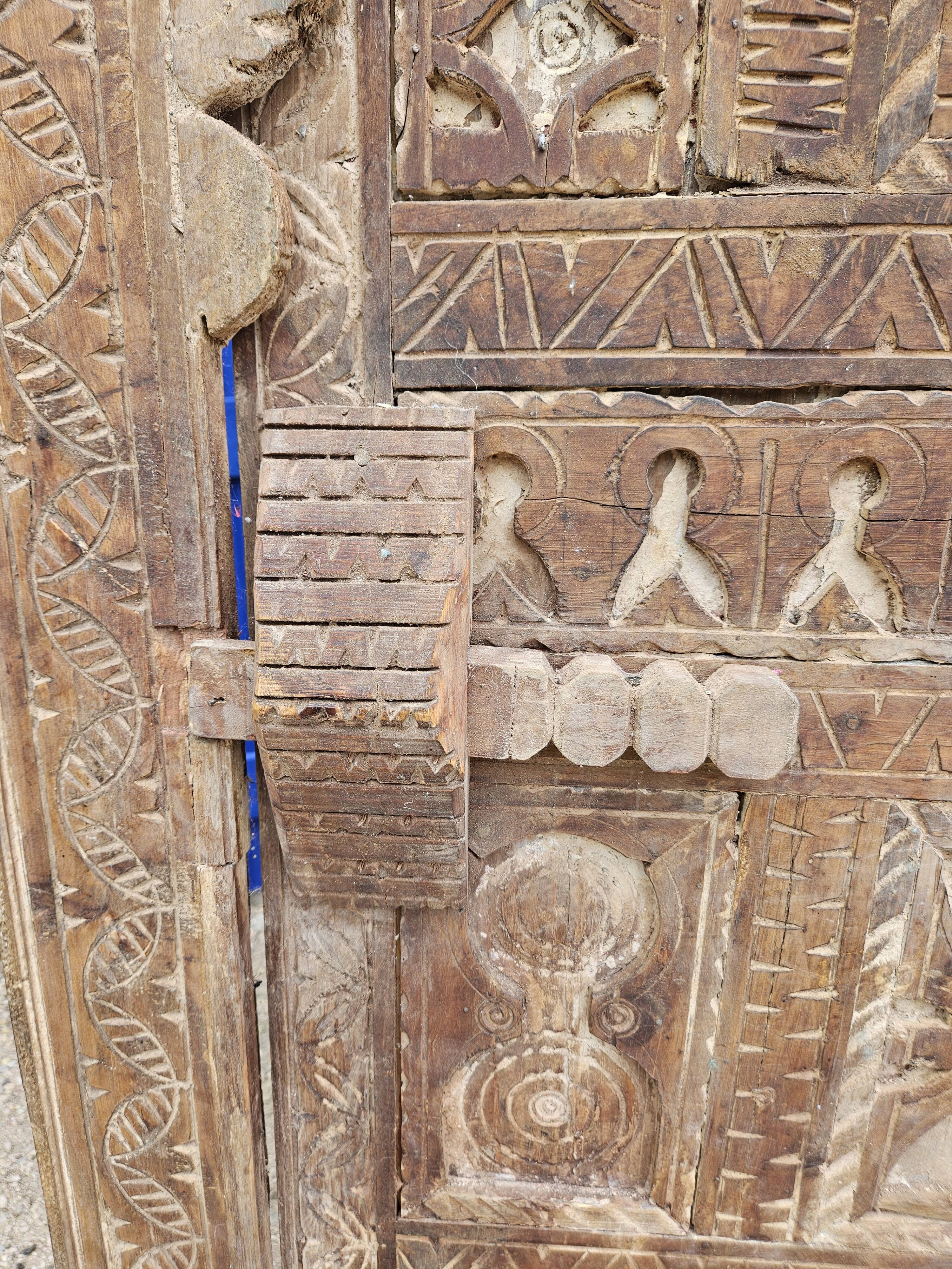 Door of a Moroccan riad