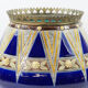 Antique Sarreguemines Majolica and bronze planter-19th century