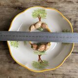Olive pattern slip dish