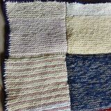 Wool patchwork blanket