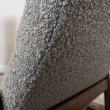 Pair of Mid-Century High Back Armchairs, Edmund Homa, GFM, Poland, 1960s,