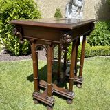 Walnut table renaissance style