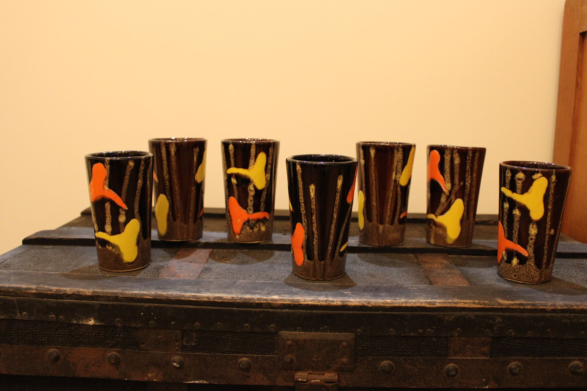 Lot de 7 mazagrans vintage tasses grande taille