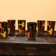 Lot de 7 mazagrans vintage tasses grande taille
