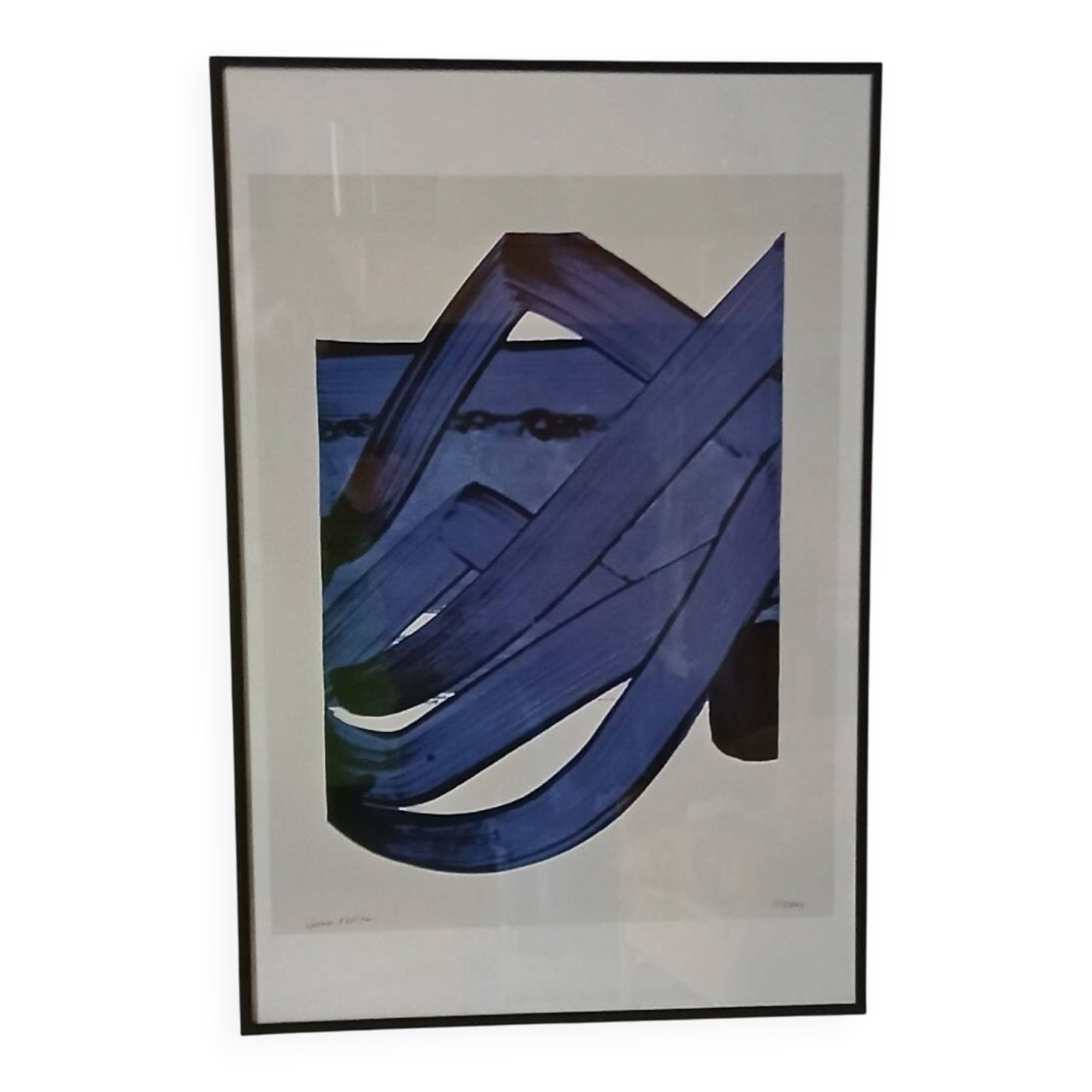 Pierre Soulages d'après sérigraphie n°18 1988
