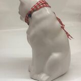 Delft Wit earthenware cat