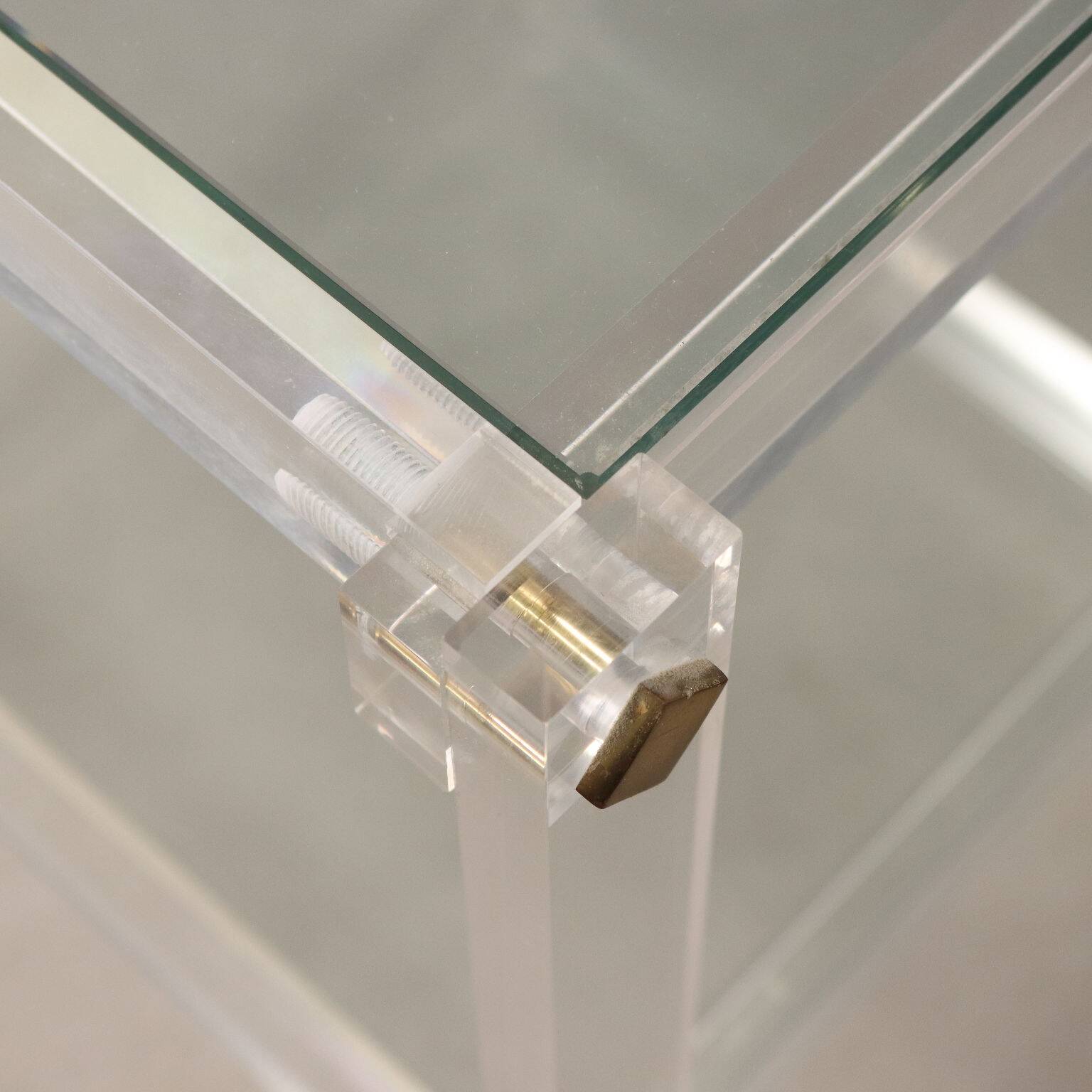 Plexiglas coffee table from the 80s