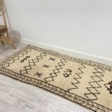 Handmade Moroccan Berber carpet 230 x 90 CM
