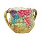 Colorful Art Nouveau Majolica Flowerpot / Cache-pot France