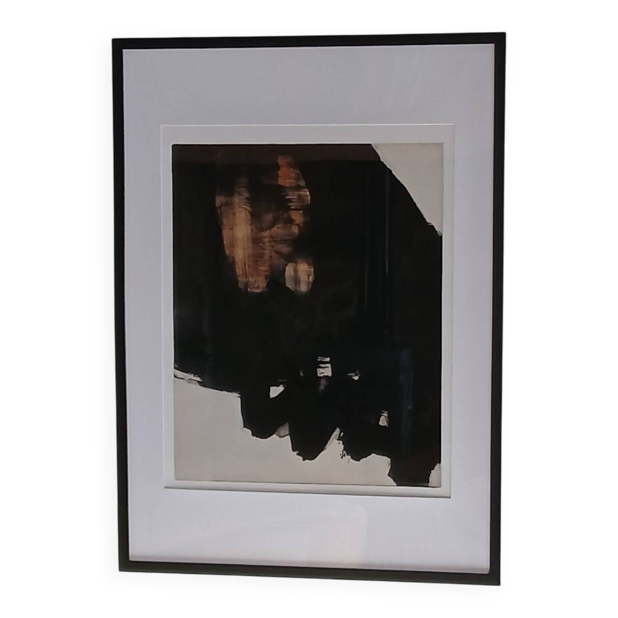 Pierre Soulages after Painting June 1, 1964