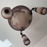 Art Deco ceiling light with four lights signed DEGUÉ (David Gueron)