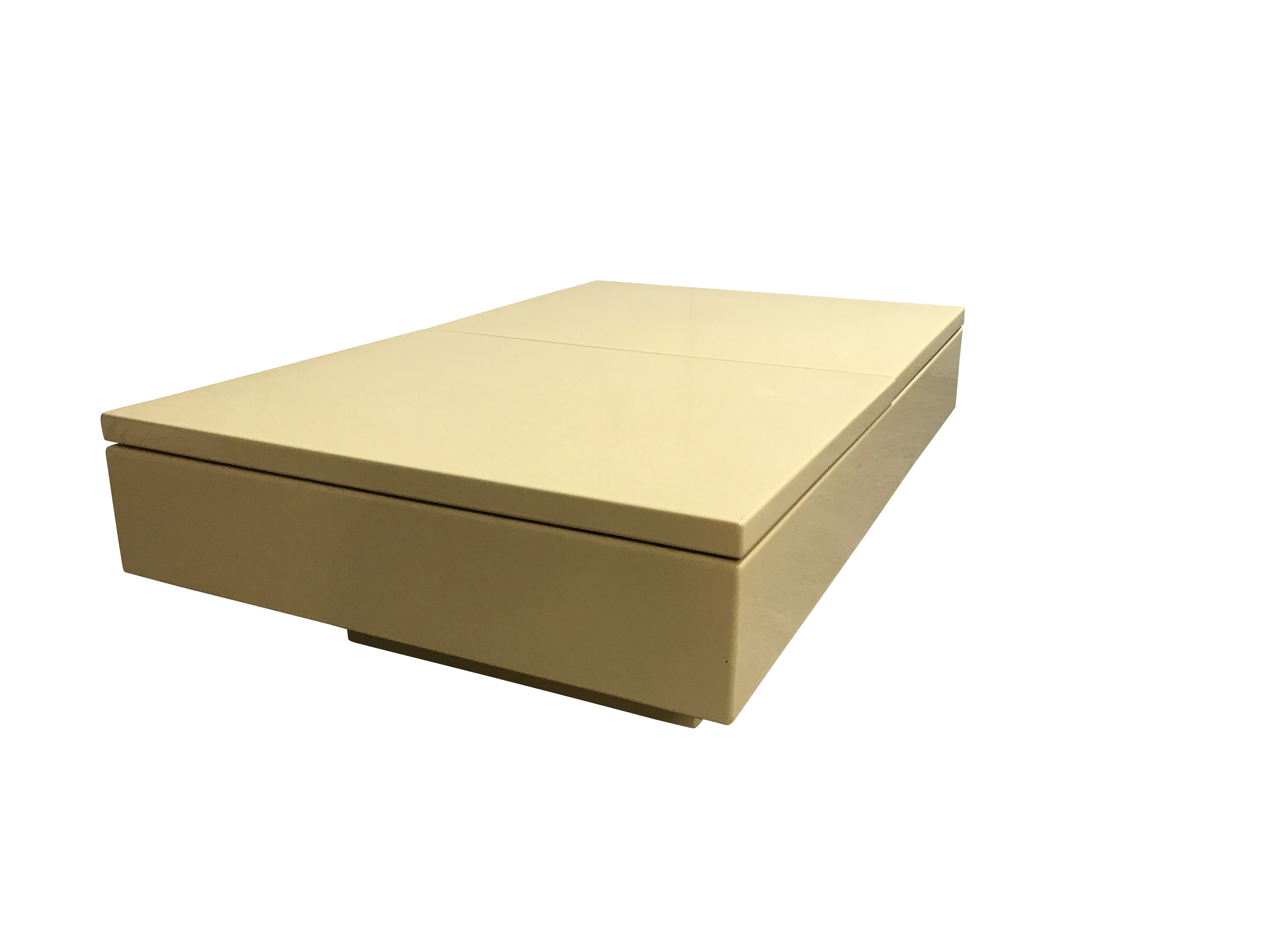 Vintage hidden bar coffee table, 1970s