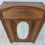 Antique medicine cabinet mirror