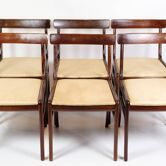 Set Of 6 Dining Chairs Model Rungstedlund Made In Mahogany By Ole Wanscher From 1960s