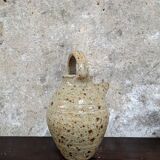 Set of 6 stoneware cups and a pitcher