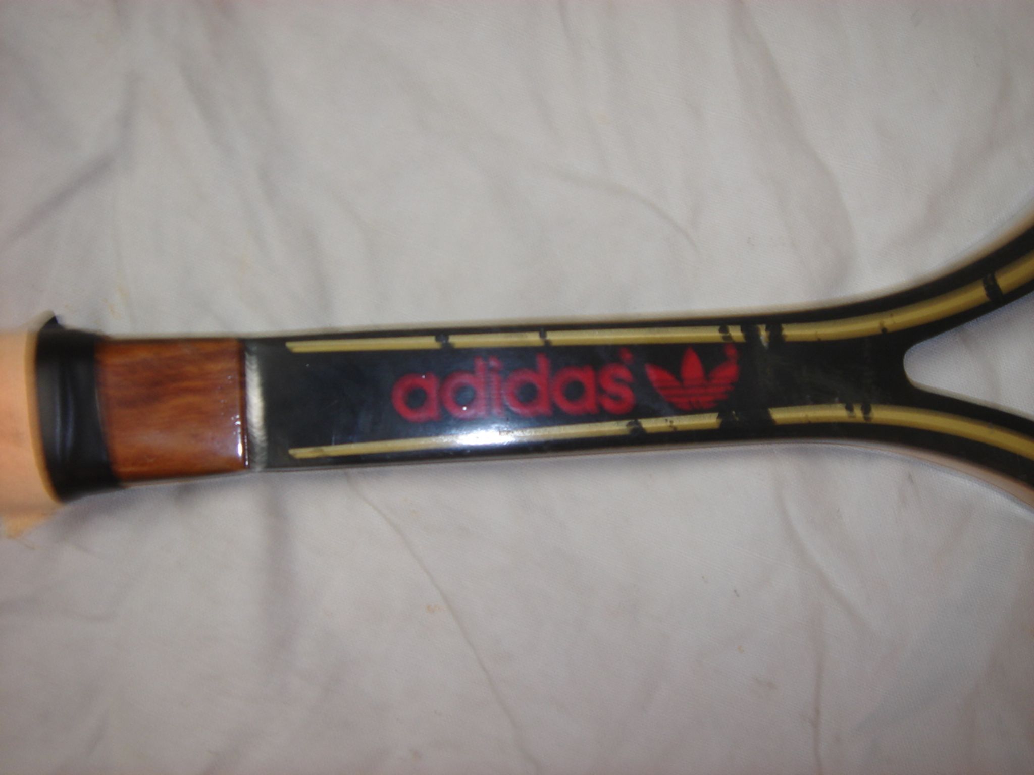 Raquette de tennis vintage Adidas 1970