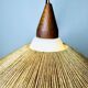 Wood And Sisal Wall Lamp By E.R. Nele For Temde Leuchten, Germany/Switzerland 1960S