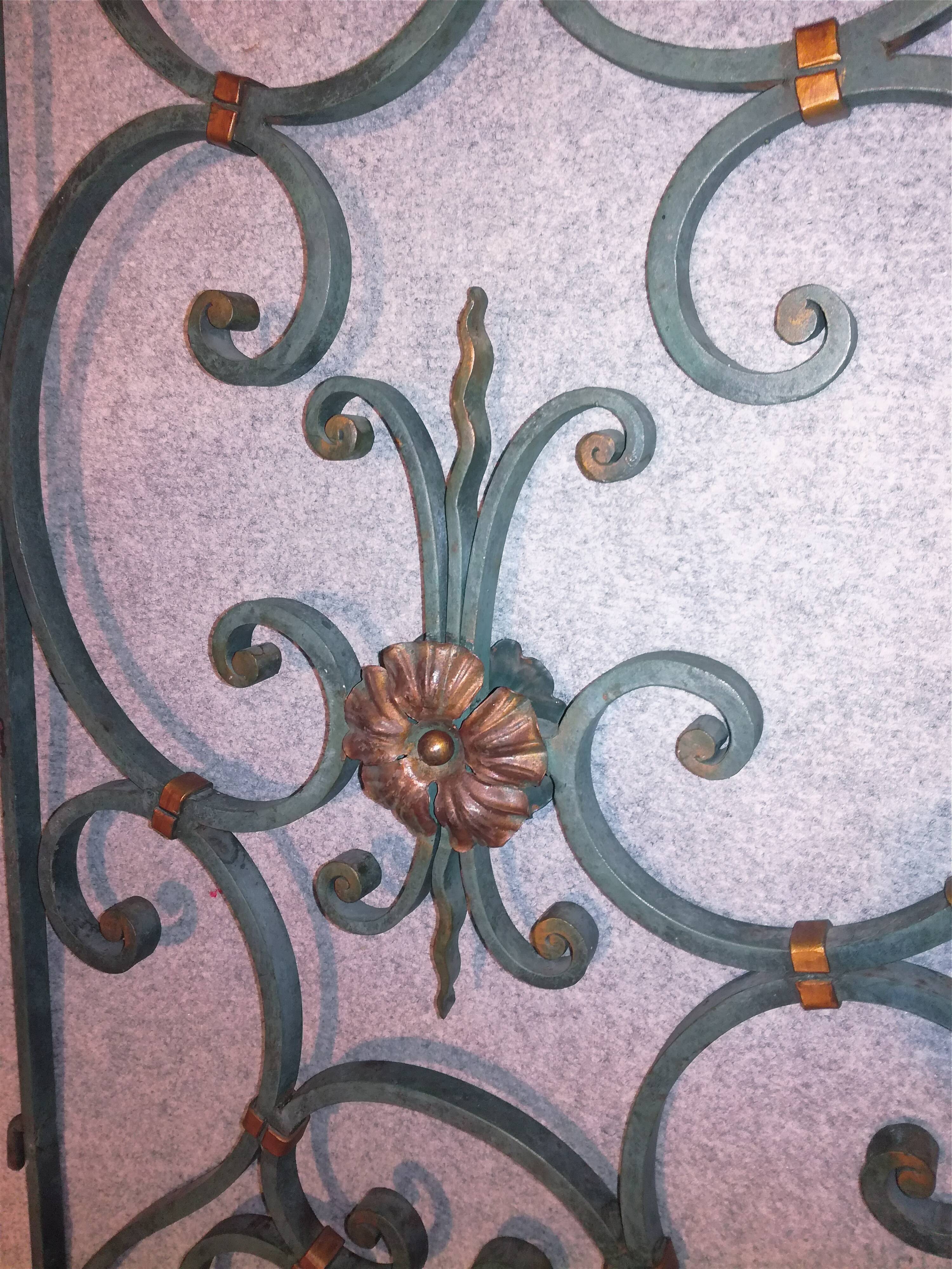 Wrought iron panels 1940