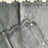 Old Smoke Gray Cotton Pillowcase